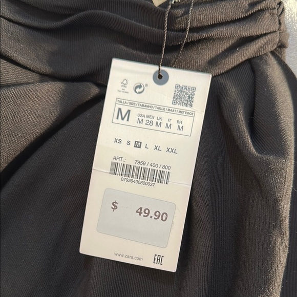 Zara New Black Mini Skirt for Work or Play Size Medium - Picture 3 of 8